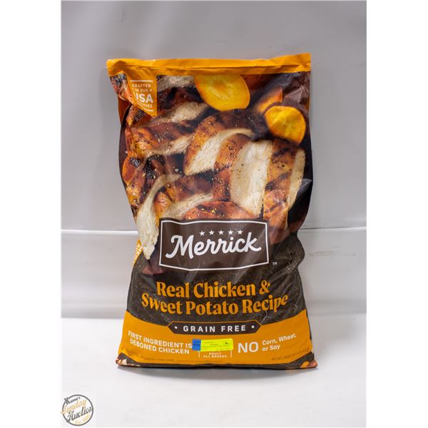 22LB MERRICK ADULT DOG FOOD CHICKEN