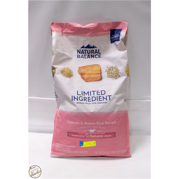 24LB NATURAL BALANCE ADULT DOG FOOD
