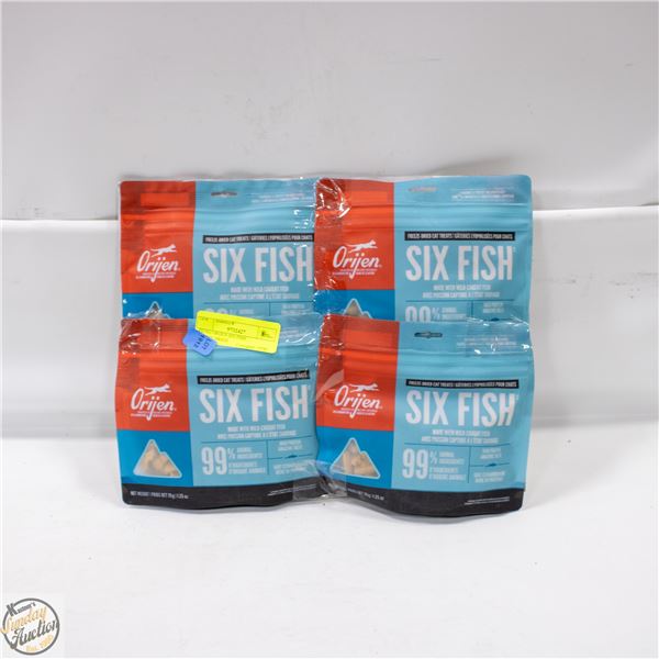 4X35G ORIJEN SIX FISH FREEZE-DRIED
