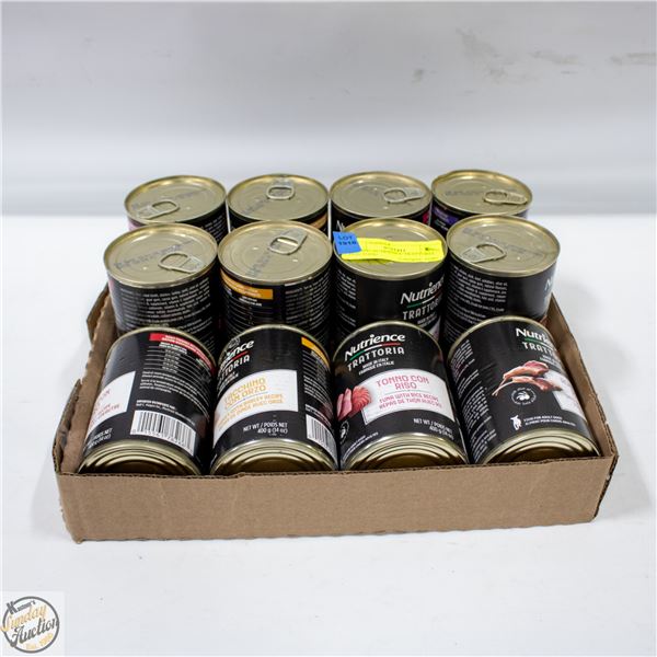 12X400G NUTRIENCE TRATTORIA DOG FOOD
