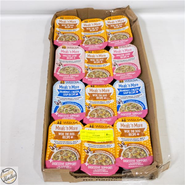 12X100G WERUVA MEALS 'N MORE DOG FOOD