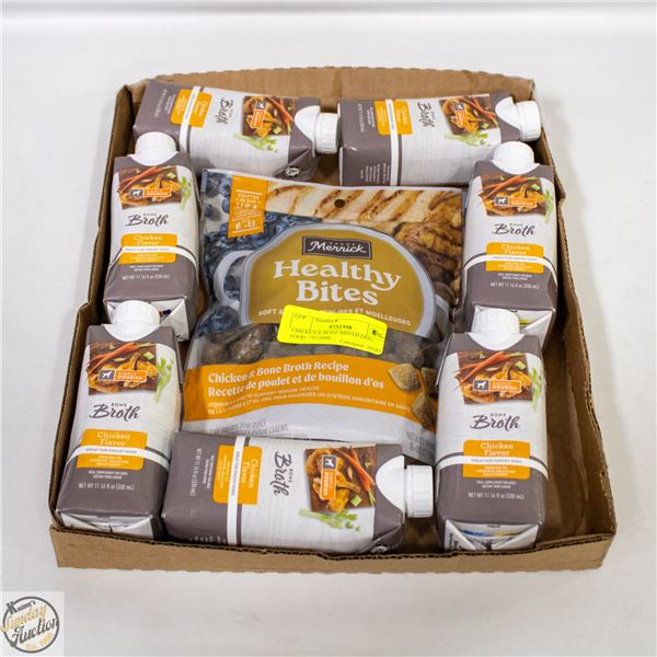 CHICKEN & BONE BROTH DOG FOOD- 7X330ML