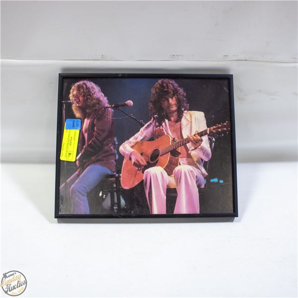 FRAMED CONCERT PHOTO OF LED ZEPPELIN