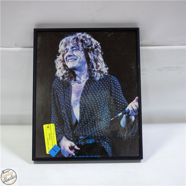 FRAMED CONCERT PHOTO ROBERT PLANT, LED ZEPPELIN