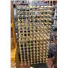 Image 1 : 2 METAL WOOD WINE RACK