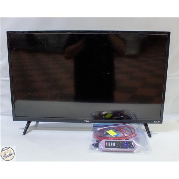 32" TCL ROKU TV W/REMOTE {TESTED}