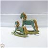 Image 1 : 2 VINTAGE ROCKING HORSES