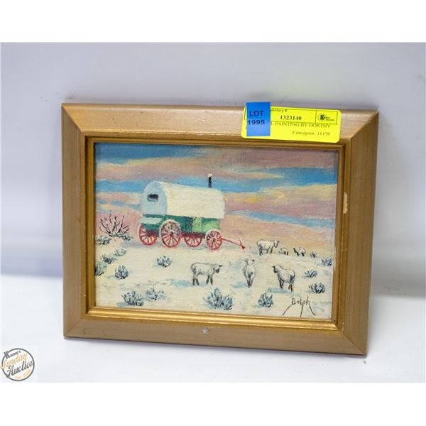 SMALL OIL PAINTING BY DORTHY DOLPH