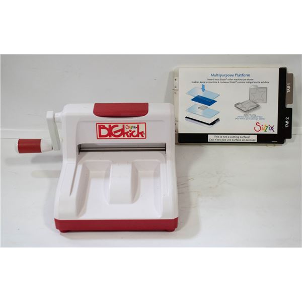 WHITE SIZZIX BIG KICK DIE-CUTTING & EMBOSSING