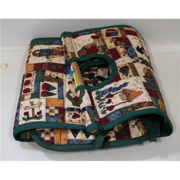 QUILTED PATTERN HOT POT CARRIER