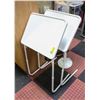 Image 1 : 2 PLASTIC FOLDING TV TRAYS