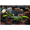 Image 1 : TOWNIE GREEN RETRO STYLE ELECTRA BIKE(NEEDS BRAKE-