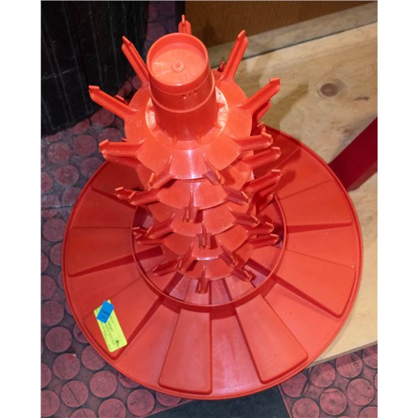 45-BOTTLE DRAINER TREE, FOR DRYING BEER OR WINE