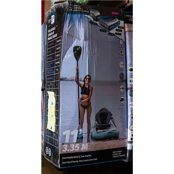 NEW 11' INFLATABLE STAND UP PADDLE BOARD