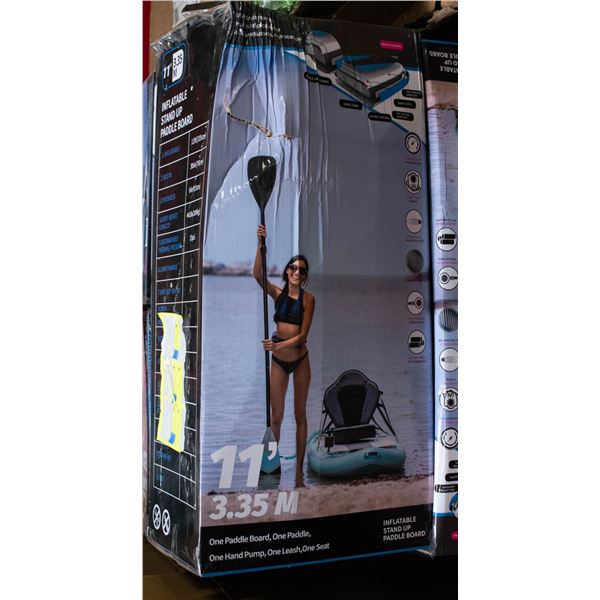 NEW 11' INFLATABLE STAND UP PADDLE BOARD