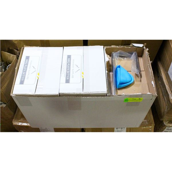 15 BOXES OF PEAKWAY BBQ PLATE SETTER ( FITS MOST