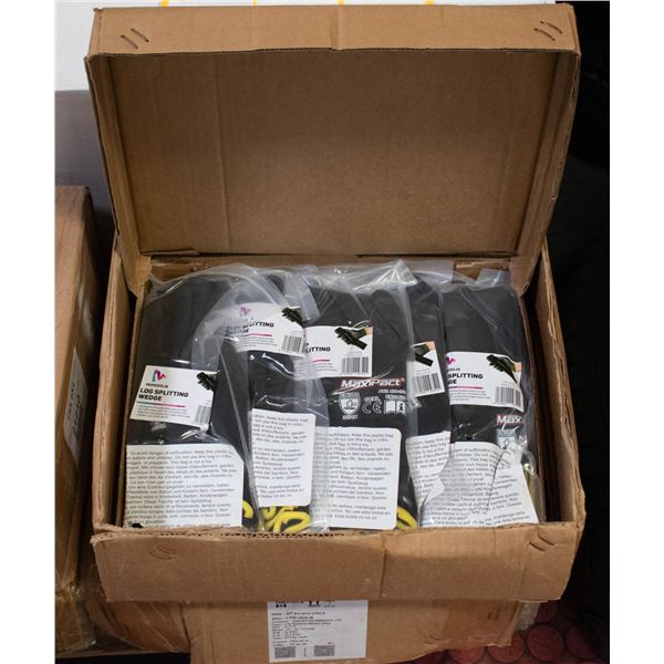 CASE OF 5 BRAND NEW LOG SPLITTING WEDGES