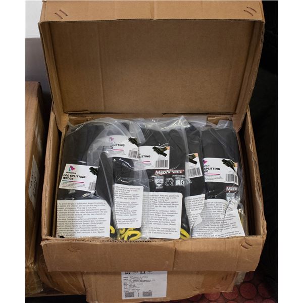 CASE OF 5 BRAND NEW LOG SPLITTING WEDGES