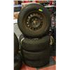 Image 1 : SET OF 4 ALL SEASON MOTOMASTER 205/75R14 TIRES