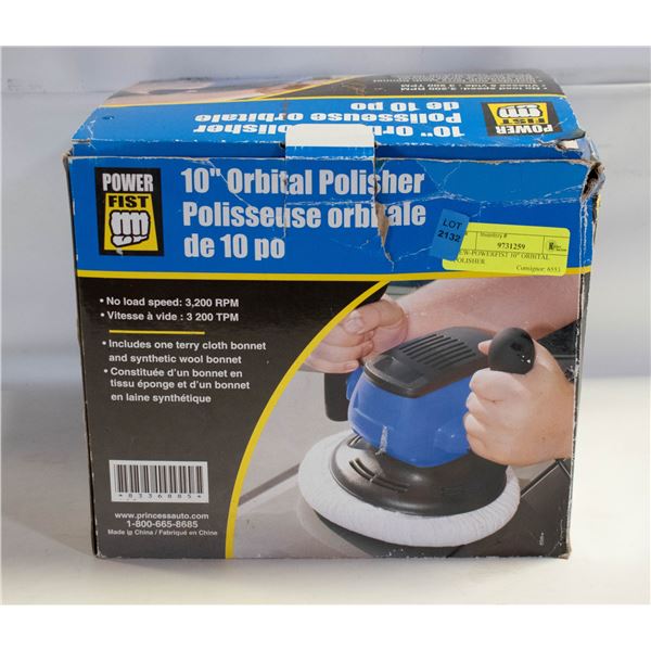BRAND NEW POWERFIST 10" ORBITAL POLISHER