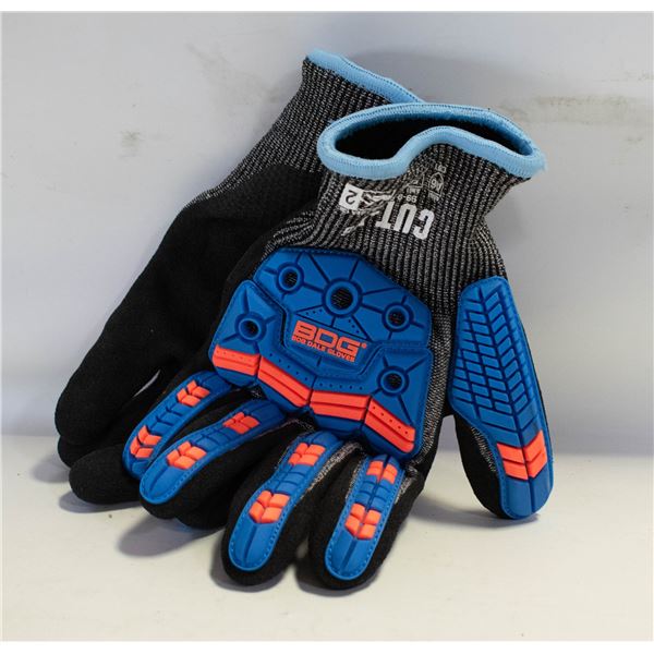 NEW BOB DALE GLOVES "CUT X-6" HI-VIS CUT RESISTA