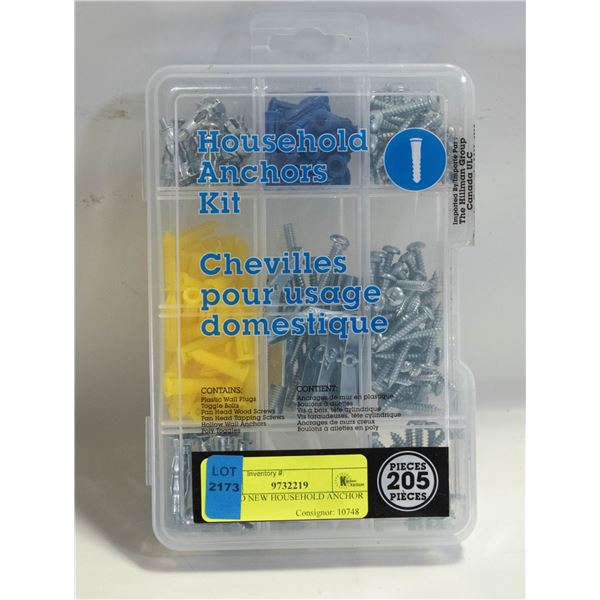 BRAND NEW HOUSEHOLD ANCHOR KIT