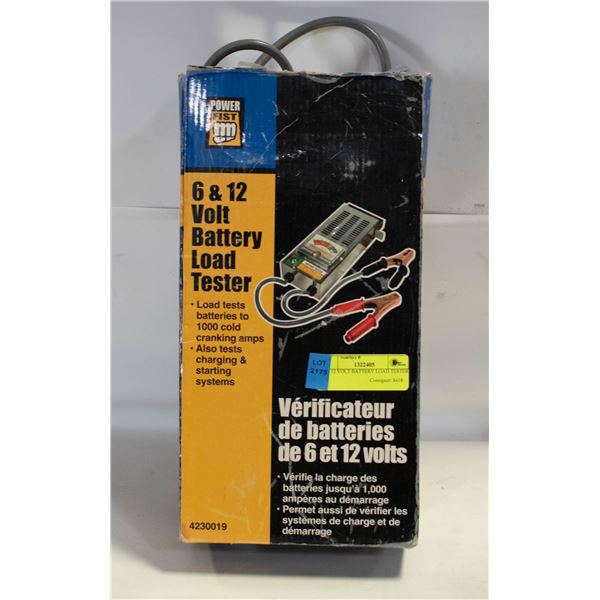 6 & 12 VOLT BATTERY LOAD TESTER