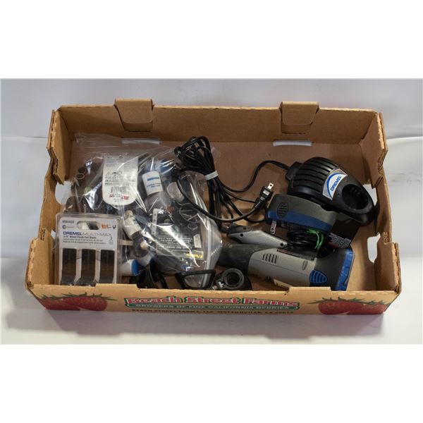 2 DREMELS (1 CORDLESS) & ACCESSORIES