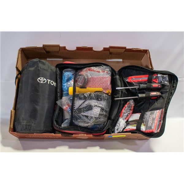 EDDIE BAUER EMERGENCY CAR KIT W/BLANKET