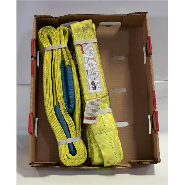 2X12FT WEB SLINGS 17600LBS