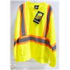 Image 1 : NEW XL HI VIS LEVEL 2 CSA Z96 SWEATSHIRT