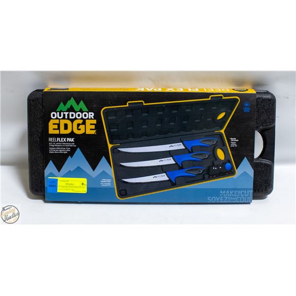 NEW OUTDOOR EDGE REELFLEX PAK FILLET KNIFE SET