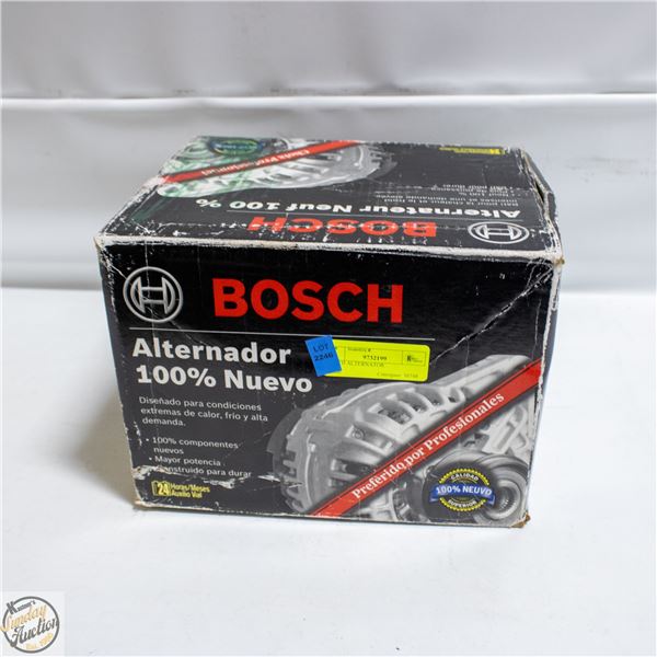 BOSCH ALTERNATOR-FITS MOST 2005-08 CHEVY V8 MOTORS
