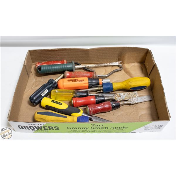 FLAT OF NUT DRIVERS & BIT DRIVERS + MULTI BIT