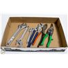 Image 1 : 3PC CRESCENT WRENCH PLUS PLIERS AND SNIPS