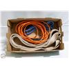 Image 1 : 8FT 3300LB STRAP PLUS 2 EXTENSION CORDS