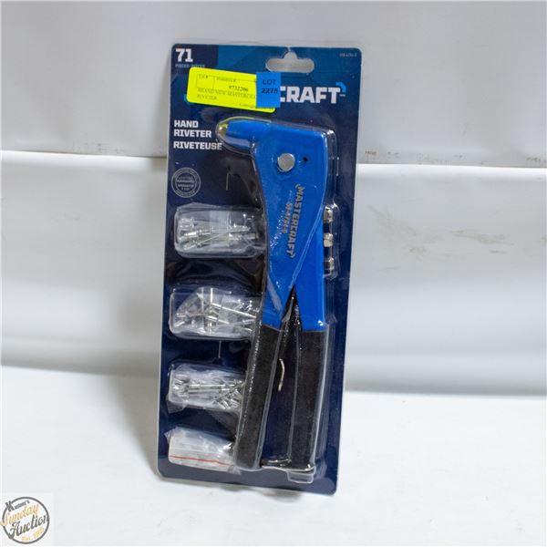 BRAND NEW MASTERCRAFT HAND RIVETER