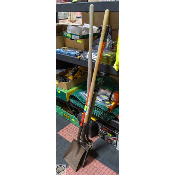 2 SPADES AND 2 SHOVELS