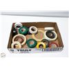 Image 1 : FLAT OF PARTIAL TAPE ROLLS