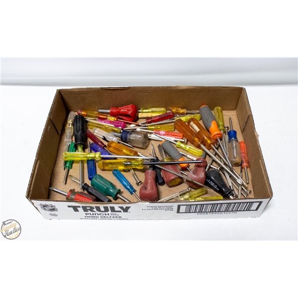 FLAT OF MINI AND SMALL/PRECISION SCREWDRIVERS