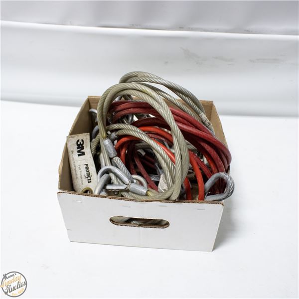 (8) CABLE LANYARDS