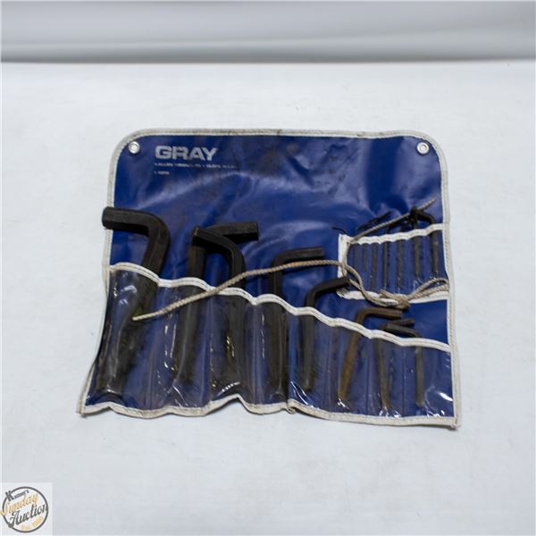 GREY TOOLS HEX KEY SET
