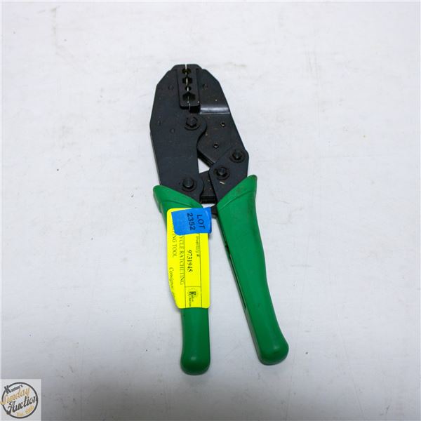 KWIK CYCLE RATCHETING CRIMPING TOOL