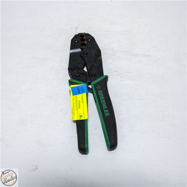 GREENLEE KWIK CYCLE RATCHETING CRIMPING TOOL