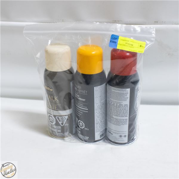 3PK BEHR SPRAY PAINT