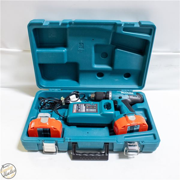 MAKITA 18V CORDLESS DRILL/DRIVER KIT W/ CHARGER,