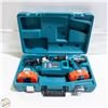 Image 1 : MAKITA 18V CORDLESS DRILL/DRIVER KIT W/ CHARGER,