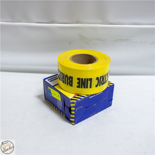 2 NEW/FULL ROLLS OF BARRICADE CAUTION TAPE