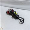Image 1 : JOBMATE 4-1/2" CORDED ANGLE GRINDER+WIRE CUP BRUS