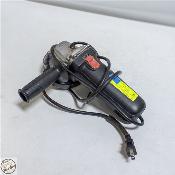 JOBMATE 4-1/2" CORDED ANGLE GRINDER W/ SIDE HANDLE